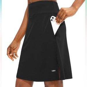 Women's 20" Knee Length Skorts Skirts Size-L